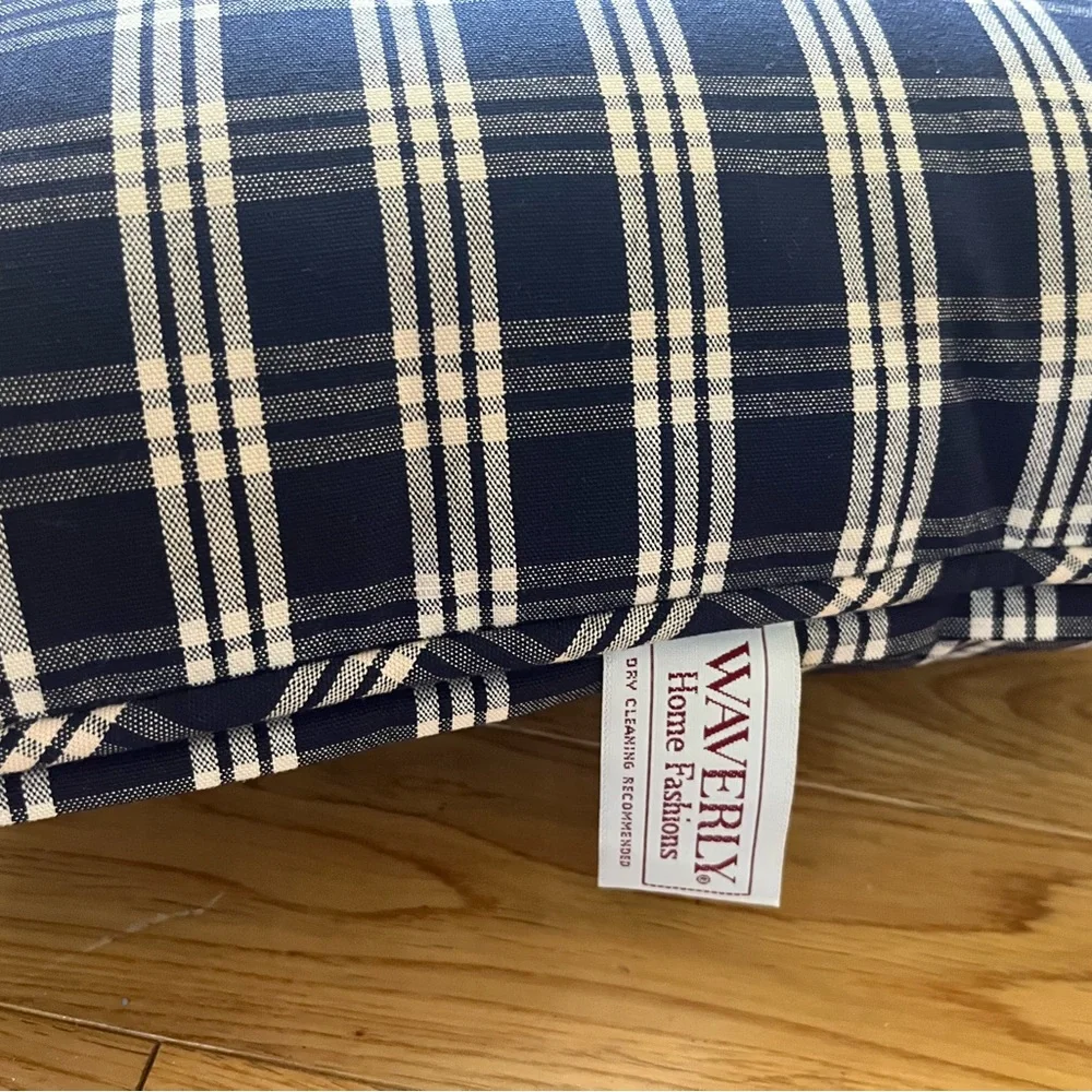 Waverly blue plaid